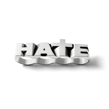 Hate 4-finger-ring