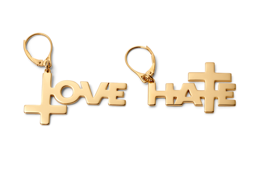 Love Hate Earrings